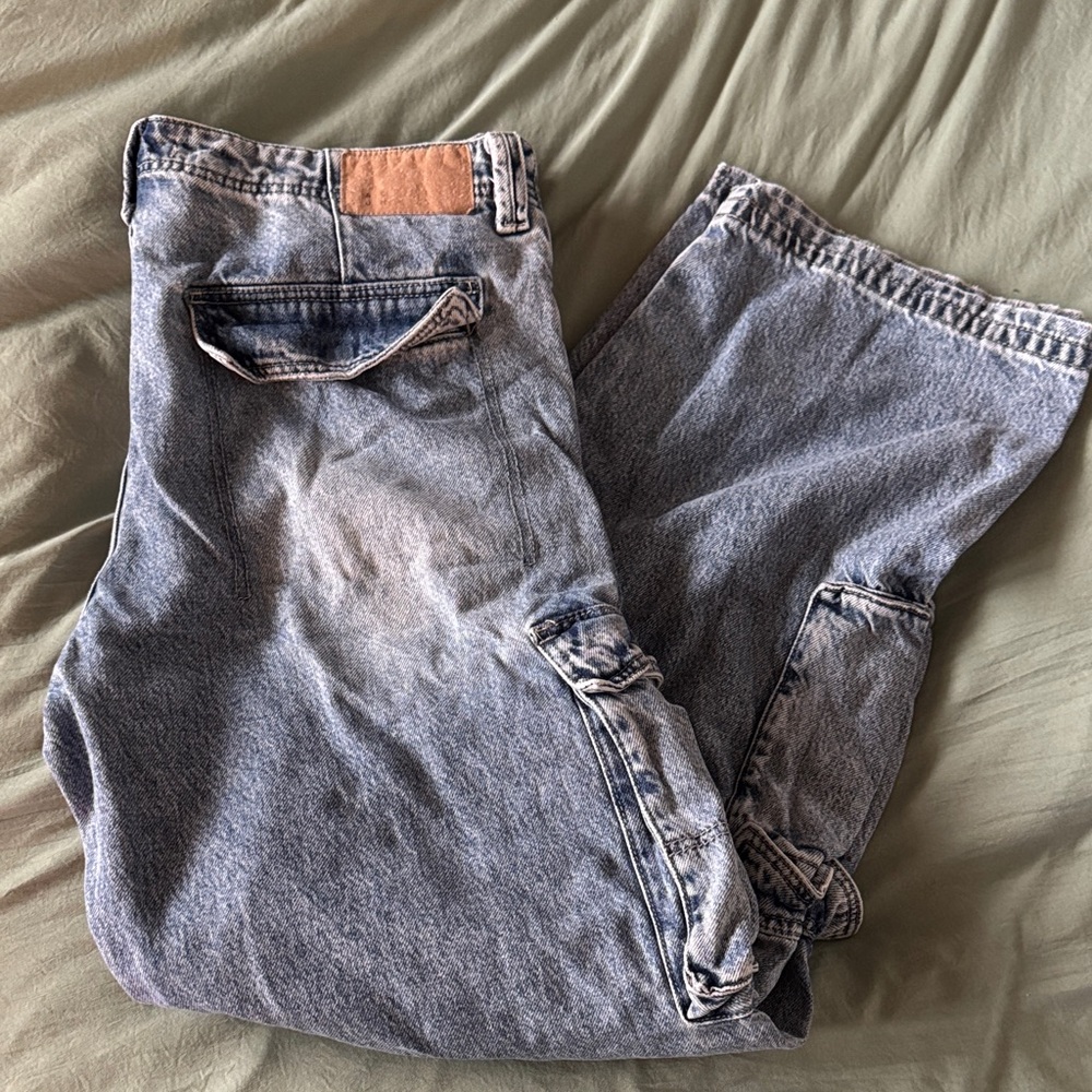 PacSun Men's Relaxed Fit Denim Jeans - Light Blue